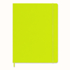 Notes MOLESKINE Classic XL (19x25cm), w linie, twarda oprawa, 192 strony, lemon green