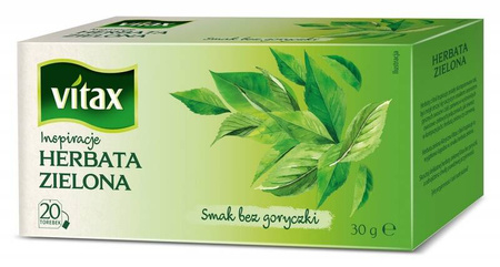 Herbata VITAX Inspirations, zielona, 20 torebek