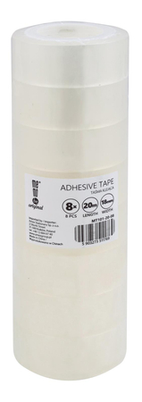 Taśma klejąca MemoBe 18mm x 20m , 8 sztsłupek