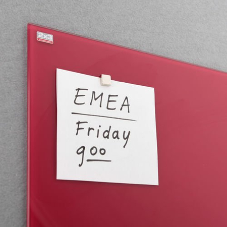 Tablica szklana - czerwona 35x35 WERSJA LIMITOWANA PROMOCJA