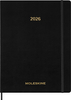 Kalendarz tygodniowy vertykalny MOLESKINE 2026, 15M, XXL, miękka oprawa, 23,5x28cm, czarny