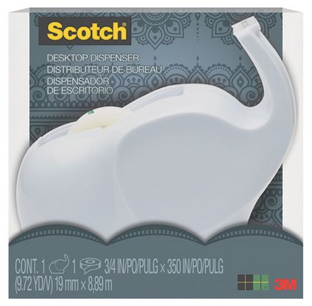 Dyspenser do taśm Scotch® w kształcie słonia (C43-ELEPHANT), taśma GRATIS