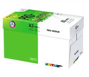 Papier ksero PRO-DESIGN FSC, satynowany, klasa A++, A3, 168CIE, 200gsm, 250 ark.