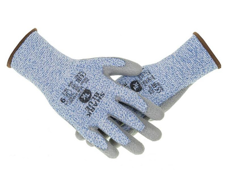 Rękawice TK SHARK, antyprzecięciowe, rozm. 8, niebieskie