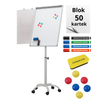 Flipchart Mobilny Basic Bee-Board Magnetyczny - Suchościeralny