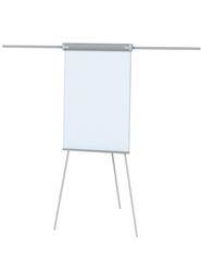 Flipchart na trójnogu MEMOBE, suchościeralny magnetyczny AQUA, 68x105xh180 cm