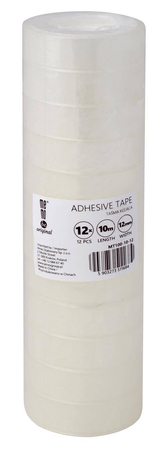 Taśma klejąca MemoBe 12mm x 10m , 12 sztsłupek