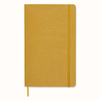 Notes MOLESKINE Classic edycja limitowana, miękka oprawa skórzana L, 13x21 cm, w linie, żółty