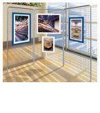 Metalowa konstrukcja ekspozycyjna