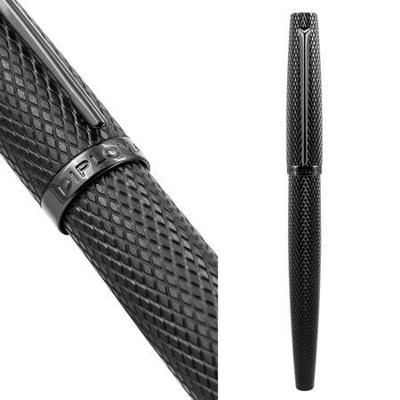 Pióro kulkowe DIPLOMAT Viper, guilloche, czarne