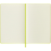 Notes MOLESKINE Classic L (13x21cm), w linie, twarda oprawa, 240 stron, lemon green