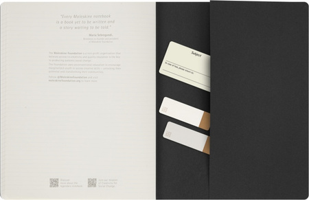 Zeszyt MOLESKINE Student Cahier, XXL, w linie, 21,6x27,9cm, czarny