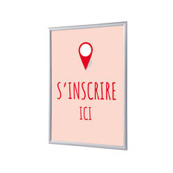 Klapprahmen A1 Komplettset Hier Anmelden Rot Französisch