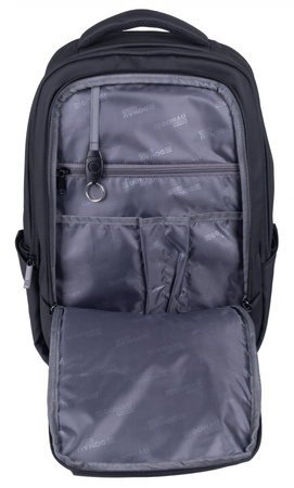 Plecak DONAU TRAVEL Berlin, 15,6", 16l, USB + kabel, czarny