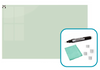 Magnetic glass board 180x120 cm WHITE