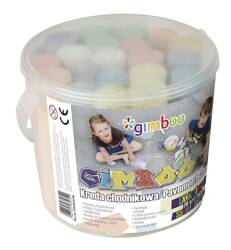 Kreda chodnikowa GIMBOO XXL, w plastikowym wiaderku, 20szt.