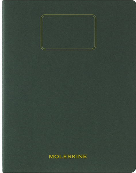 Zeszyt MOLESKINE Student Cahier, XXL, w linie, 21,6x27,9cm, myrtle green