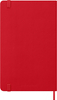 Kalendarz tygodniowy MOLESKINE 2026, 12M, L, twarda oprawa, 13x21cm, scarlet red