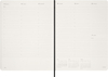 Kalendarz tygodniowy vertykalny MOLESKINE 2026, 15M, XXL, miękka oprawa, 23,5x28cm, czarny