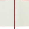 Notes MOLESKINE Classic L (13x21cm) w kratkę, twarda oprawa, 240 stron, czerwony