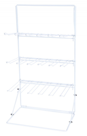 Metalowy display na farby akrylowe KEYROAD, bez wyposażenia