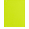 Notes MOLESKINE Classic XL (19x25cm), w linie, miękka oprawa, 192 strony, lemon green