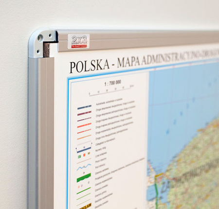 Mapa korkowa Polski - drogowa; OfficeBoard TMPA1