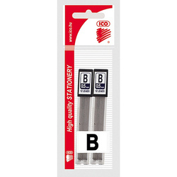 Grafit do ołówka automatycznego ICO, 0,5 mm, 2x12szt., zawieszka