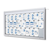 Outdoor Lockable Showcase Illuminated Logo With Gas Spring 27x A4