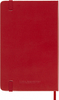 Kalendarz dzienny MOLESKINE 2026, 12M, P, twarda oprawa, 9x14cm, scarlet red
