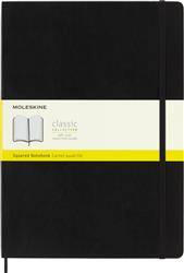 Notes MOLESKINE Classic A4 (21x29,7 cm) w kratkę, miękka oprawa, 192 strony, czarny