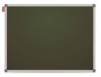 Tablica kredowa magnetyczna MEMOBE zielona, rama aluminiowa Classic, 180x100 cm