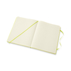 Notes MOLESKINE Classic XL (19x25cm), w linie, twarda oprawa, 192 strony, lemon green