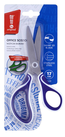 Nożyczki 3D z miękkim uchwytem MemoBe17 cm