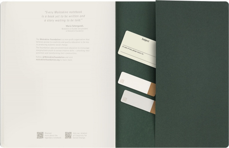 Zeszyt MOLESKINE Student Cahier, XXL, gładki, 21,6x27,9cm, myrtle green
