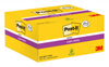Karteczki samoprzylepne Post-it® Super Sticky (622-SSCY-24VP), 47,6x47,6mm, 21x90 kart.+3x90 kart. gratis, żółte