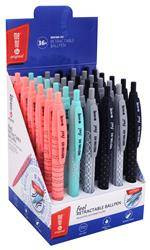 Długopis automatyczny FEEL 0,7mm z obudową Soft-Touch MemoBe niebieski wkład