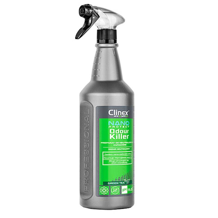 Preparat do neutralizacji zapachów CLINEX Nano Protect Silver Odour Killer 1L 70-351, green tea