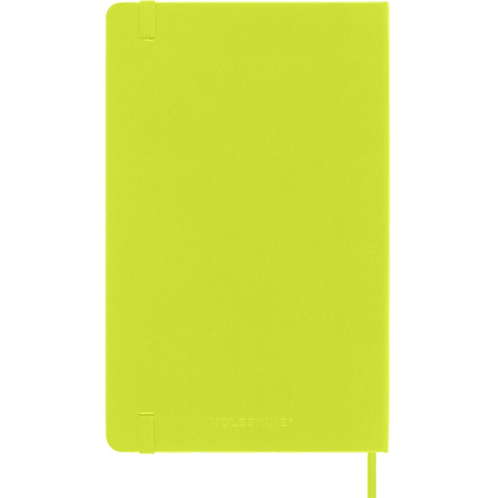 Notes MOLESKINE Classic L (13x21cm), gładki, twarda oprawa, 240 stron, lemon green