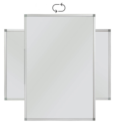 Tablica Magnetyczna Biała Suchościeralna 120x90 / 90x120 cm  w Ramie Aluminiowej WA1 OUTLET