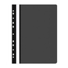 Skoroszyt OFFICE PRODUCTS, PP, A4, miękki, 100/170mikr., wpinany, czarny