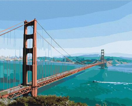 Malowanie po numerach BRUSHME, 40x50 cm, przez most do snu, 1 szt., w pudełku