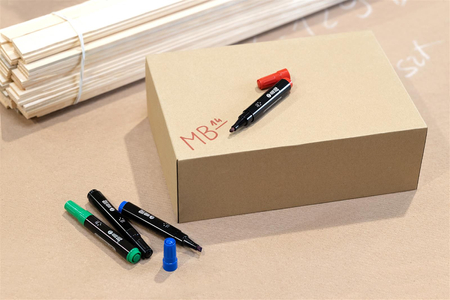 Marker permanentny M201 MemoBe końcówka ścięta 1-4 mm zielony