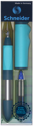 Pióro kulkowe SCHNEIDER Base Senso, etui, niebiesko-turkusowe