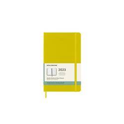 Kalendarz tygodniowy MOLESKINE 2023 12M L (13x21 cm), twarda oprawa, Hay Yellow