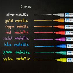 Marker metaliczny SCHNEIDER Paint-It 011, 2 mm, miedziany metalik