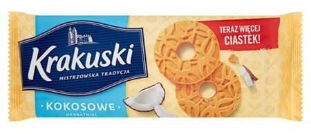 Ciastka KRAKUSKI, kokosowe, 163g