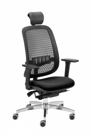 Fotel biurowy OFFICE PRODUCTS Skiatos, czarny, 23023651-05