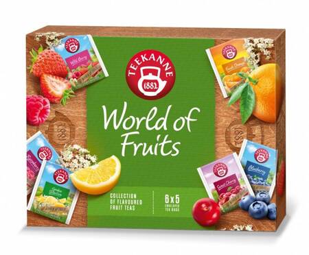 Herbata TEEKANNE World of Fruits, zestaw, 30 kopert