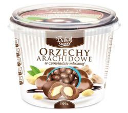 Kubek orzechów arachidowych w czekoladzie mlecznej BAKAL Sweet, 150g